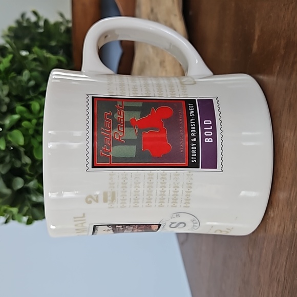 Starbucks Barista 2002 International Coffee Stamps 16 Oz. Mug - Picture 3 of 6